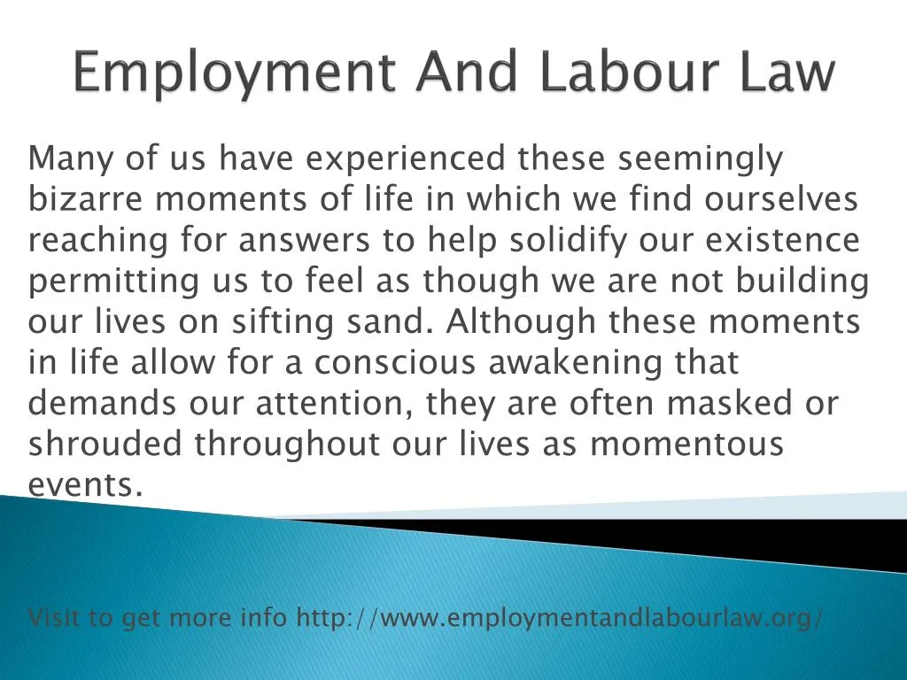 employment and labour law