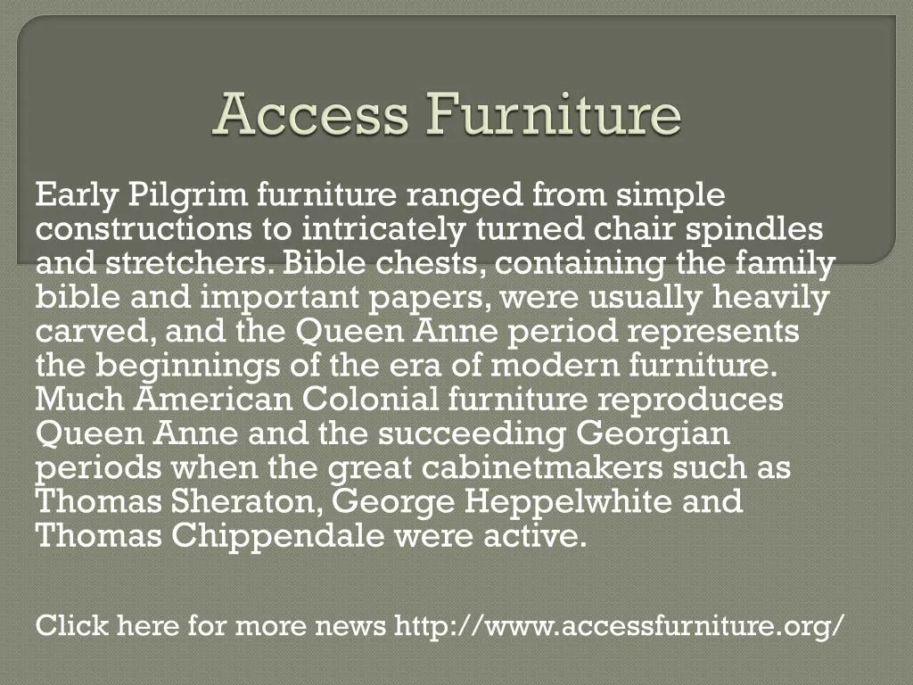 access furniture