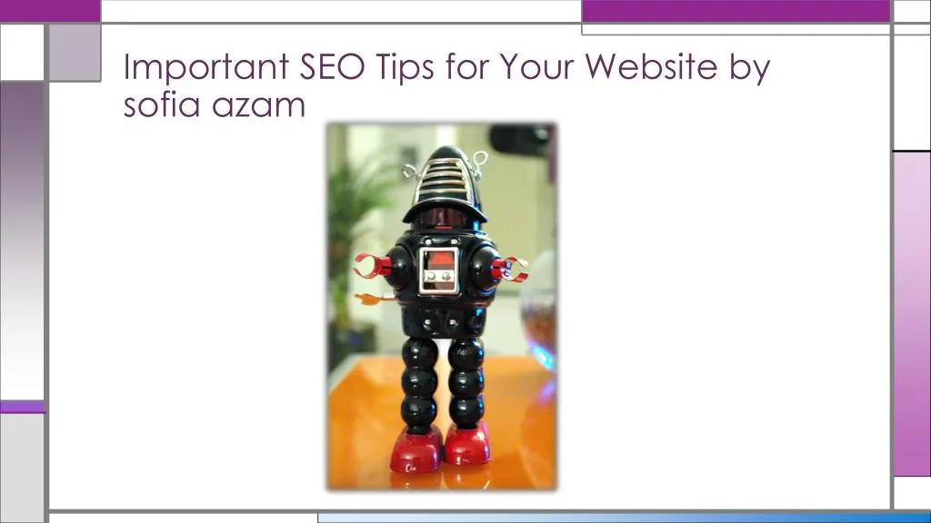important seo tips for your website by sofia azam