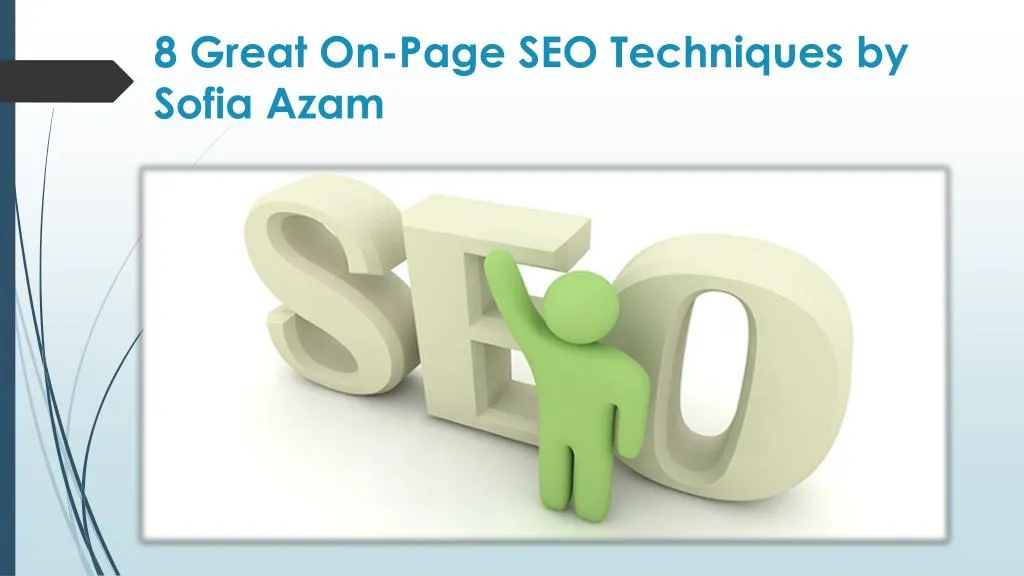 8 great on page seo techniques by s ofia a zam