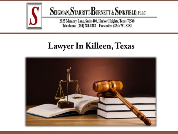 Lawyer In Killeen, Texas