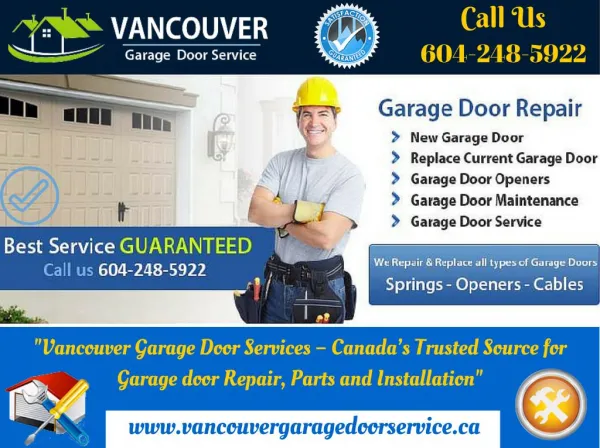 Suggests 5 Simple Garage Door Maintenance Tips _Vancouver Garage Door Service