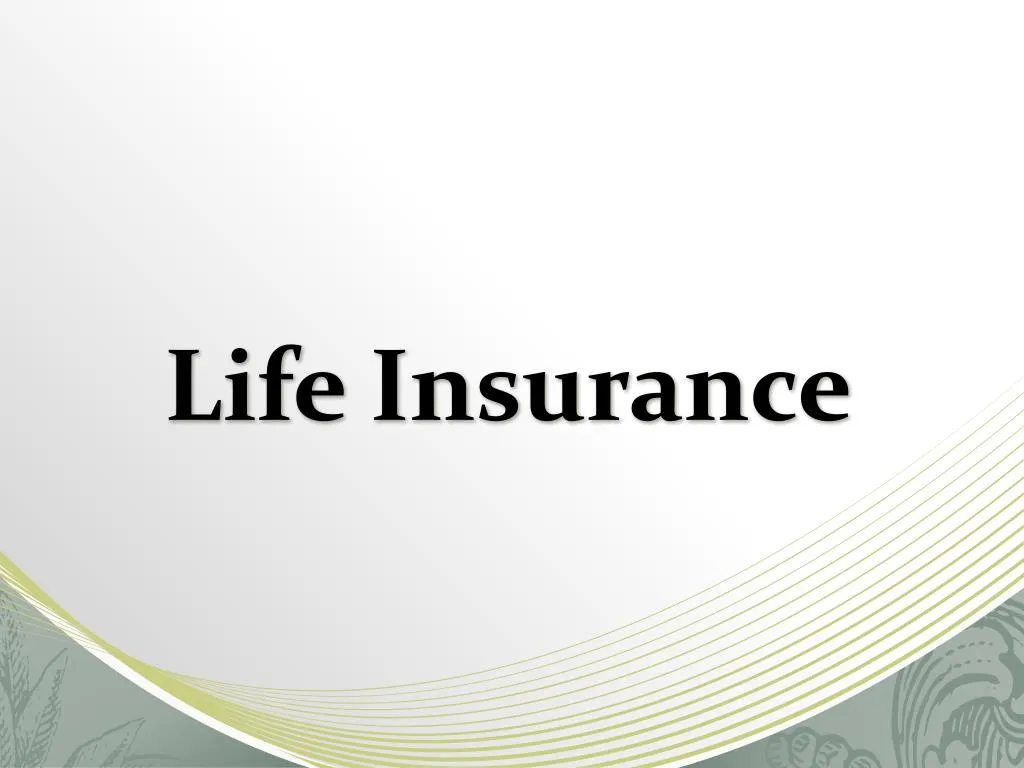 life insurance