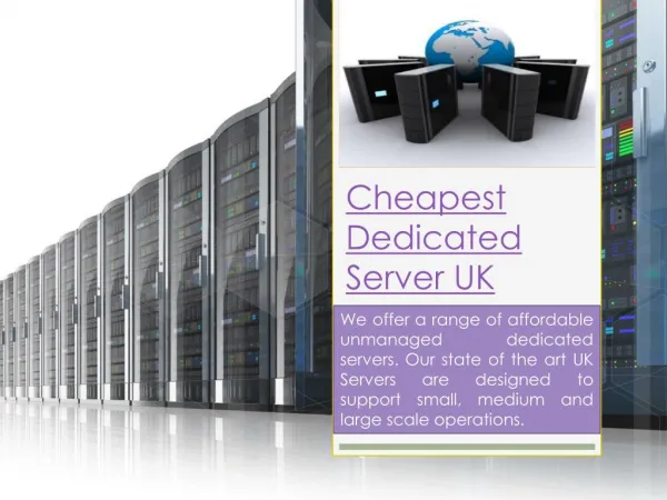 Cheapest Dedicated Server Uk