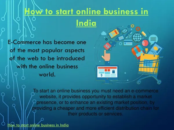 How to start online business in India