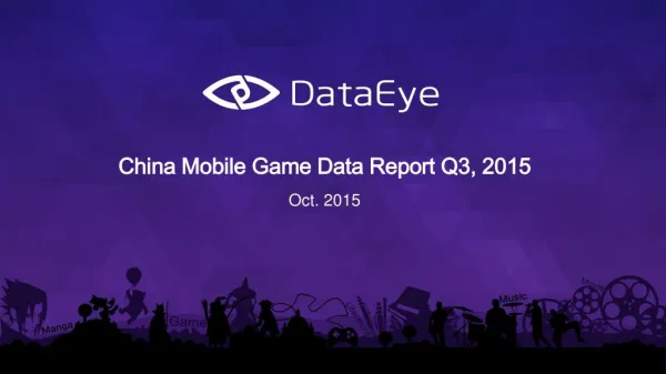 China Mobile Game Data Report in Q3 2015