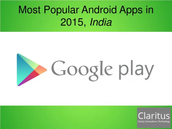 Most popular android app in 2015