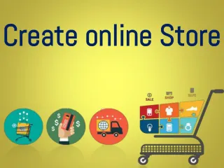 create online store - slide 1