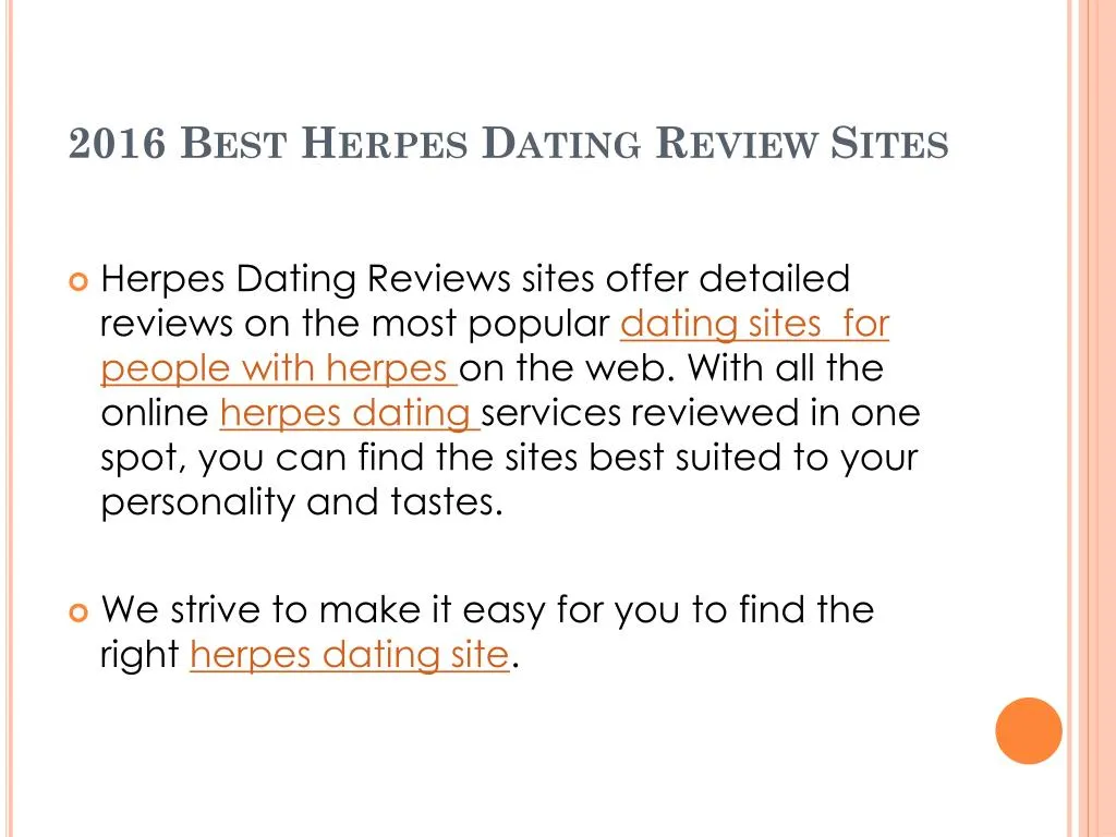 2016 best herpes dating review sites