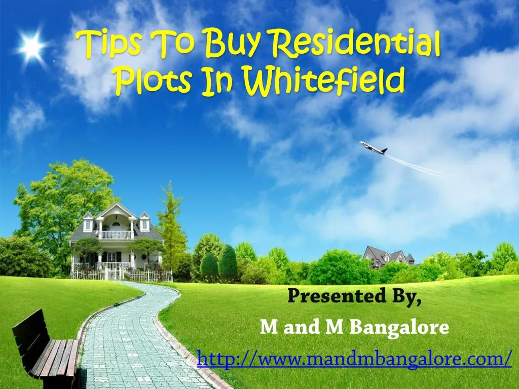 tips to buy residential plots in whitefield