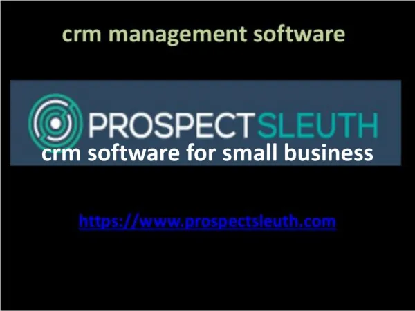 crm software for small business
