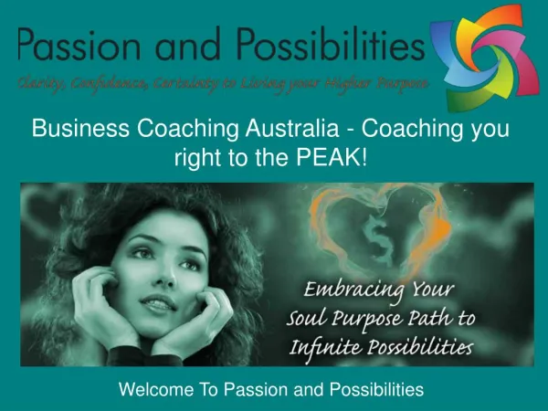 Business Coaching Australia - Coaching you right to the PEAK