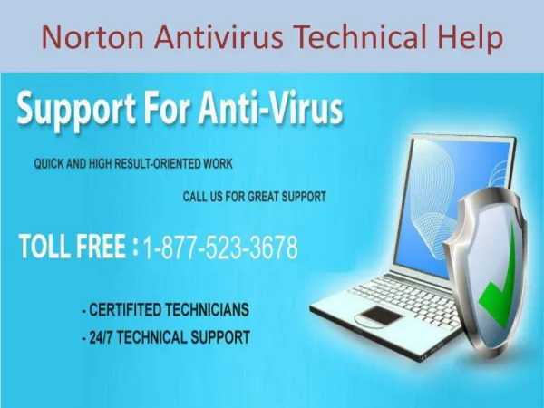 1-877-523-3678 Norton Antivirus Tech Support Phone Number