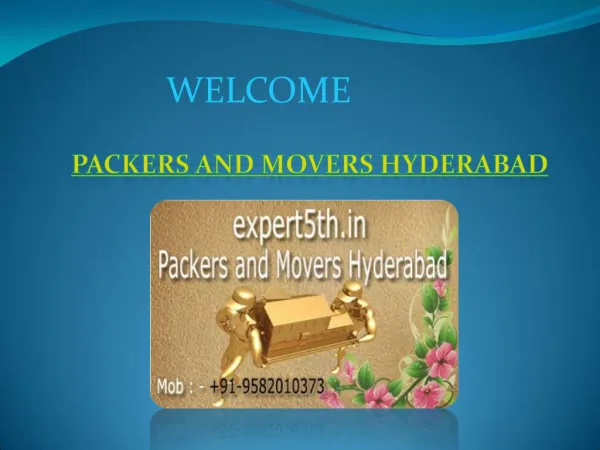 Expert5th Packers and Movers Hyderabad - Houseld Shifting Services