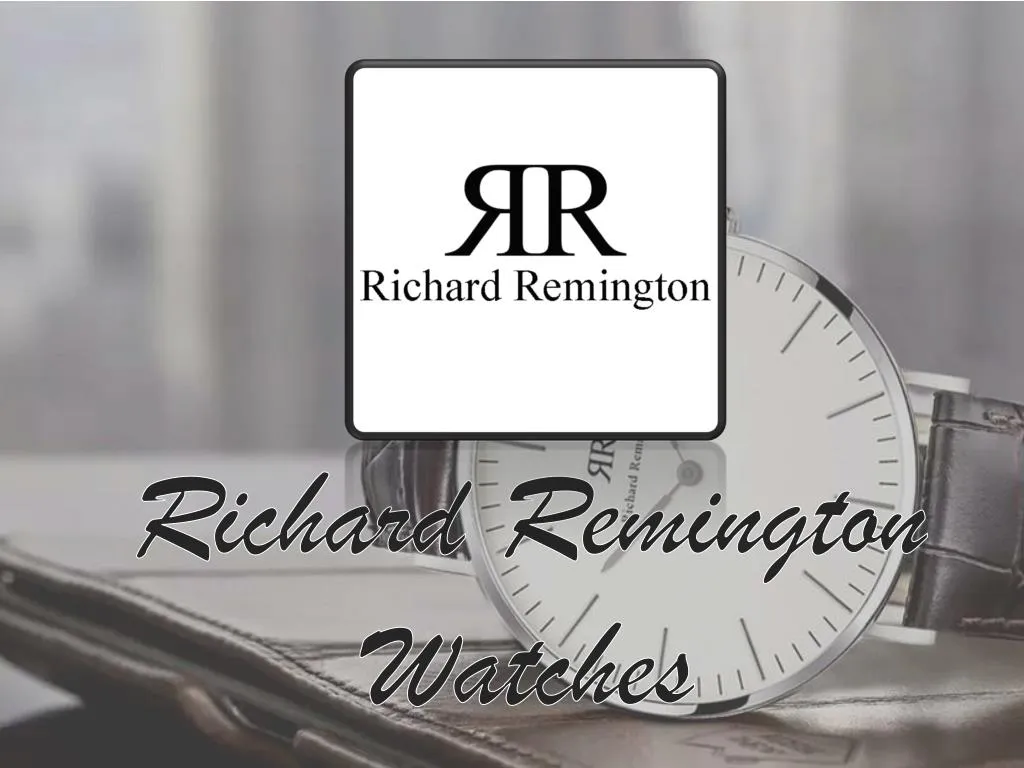 richard remington watches