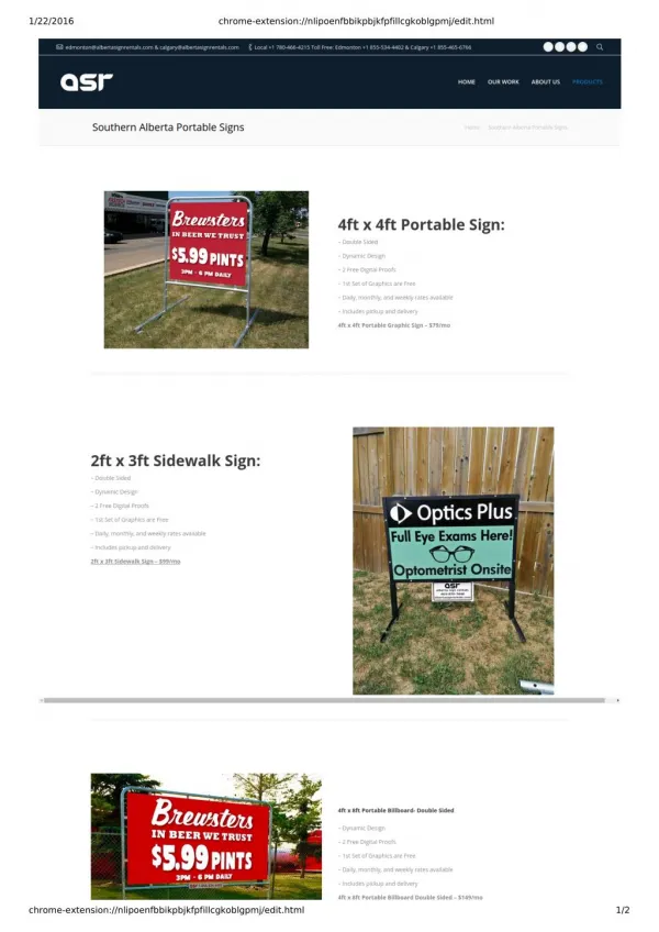 Benefits of Using Portable A-Frame Sign Calgary