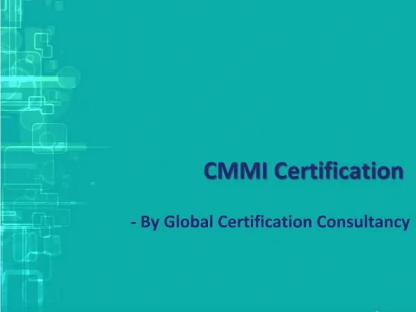 Download CMMI Certification