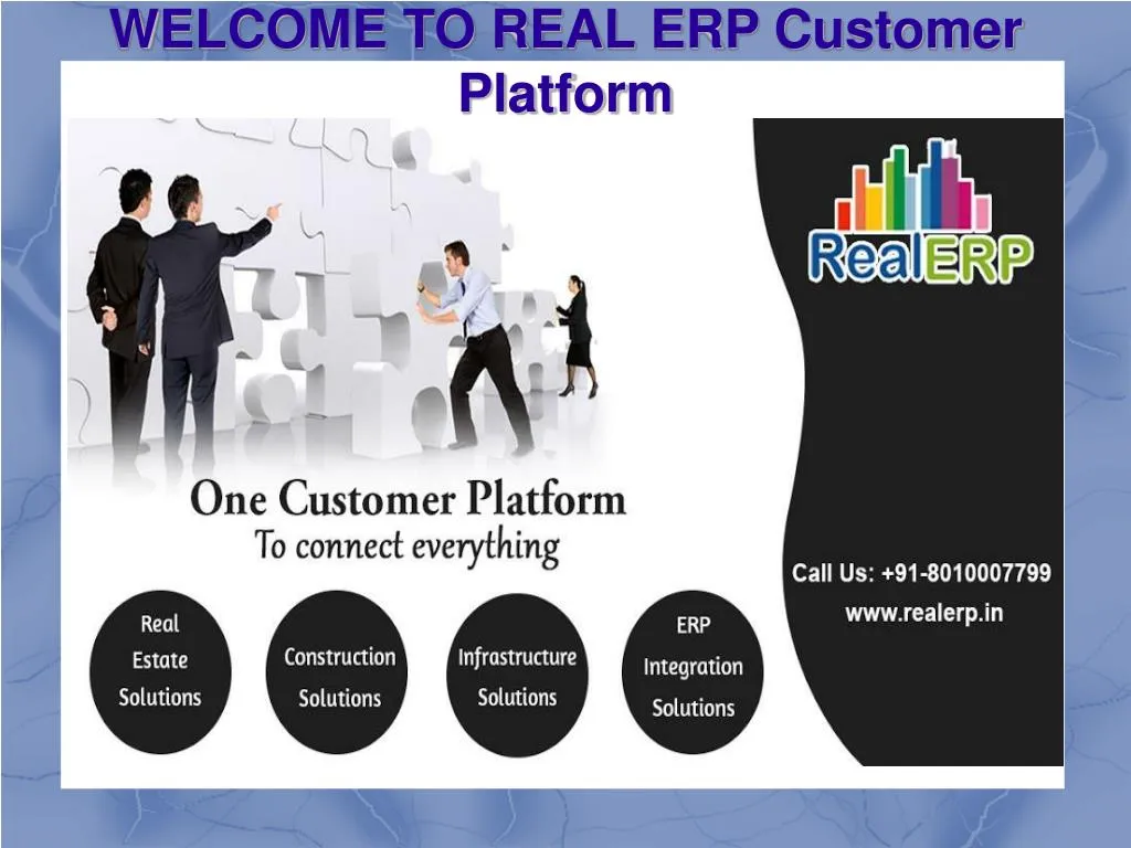 welcome to real erp customer platform