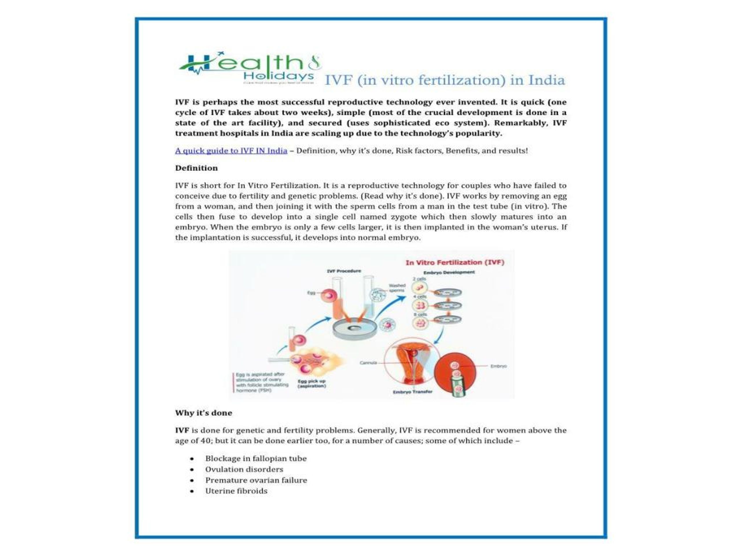 PPT - Best IVF & Infertility Treatment Hospital for male and female in ...