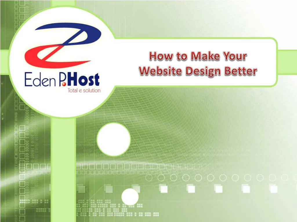 how to make your website design better