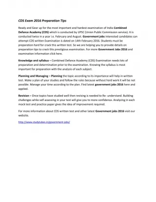 govt jobs - slide 1