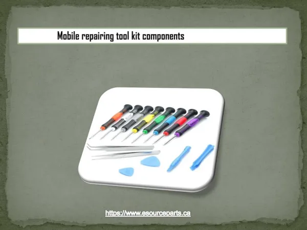 Mobile repairing tool kit components
