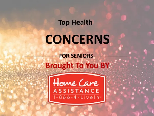 Top Health Concerns for Seniors