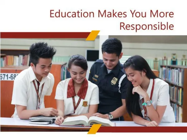 Education Makes You More Responsible