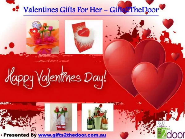 Valentines Gifts for Him Online Australia - Gifts2TheDoor