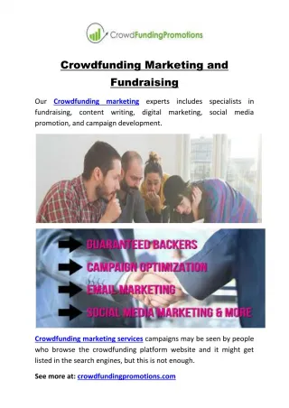 Crowdfunding Marketing and Fundraising - slide 1