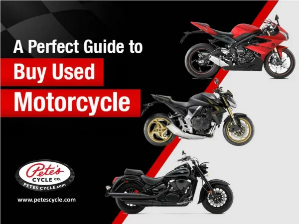 Tips to Buy Used Motorcycles in Severna Park