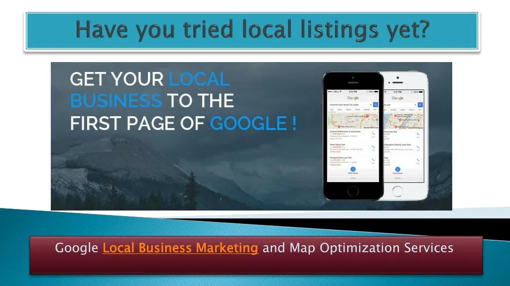 have you tried local listings yet