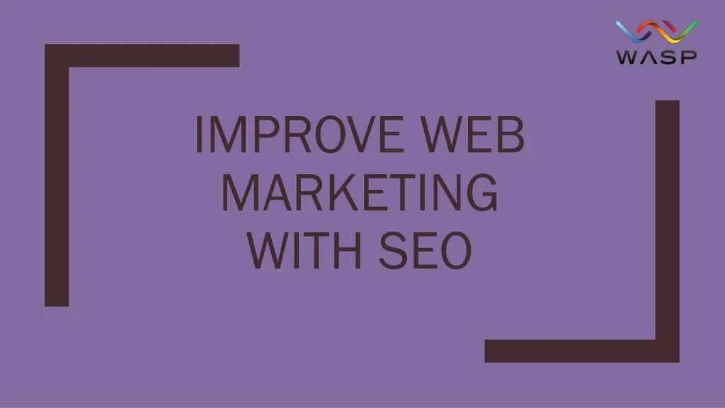 improve web marketing with seo