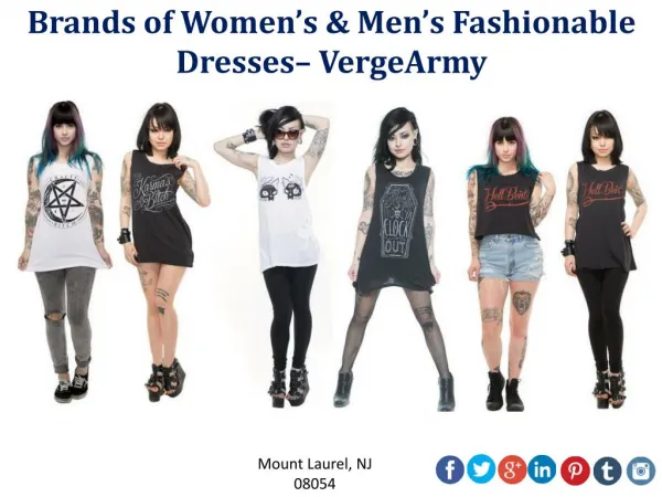 Brands of Women’s & Men’s Fashionable Dresses– VergeArmy