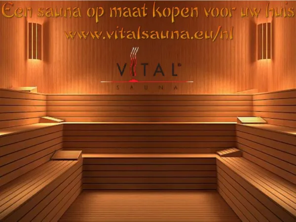 Een sauna op maat kopen voor uw huis
