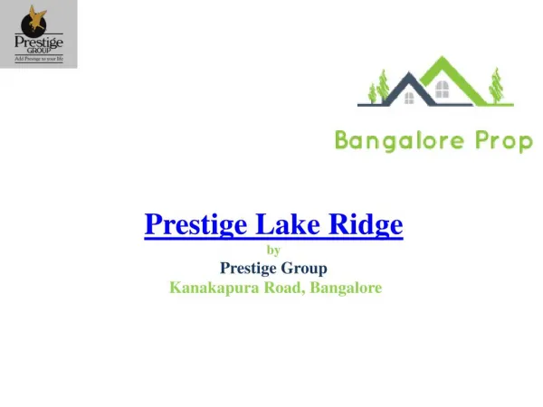Prestige Lake Ridge Price