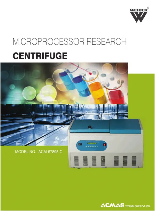 Microprocessor Research Centrifuge