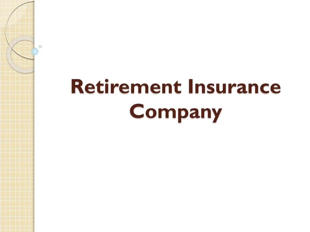 retirement insurance company