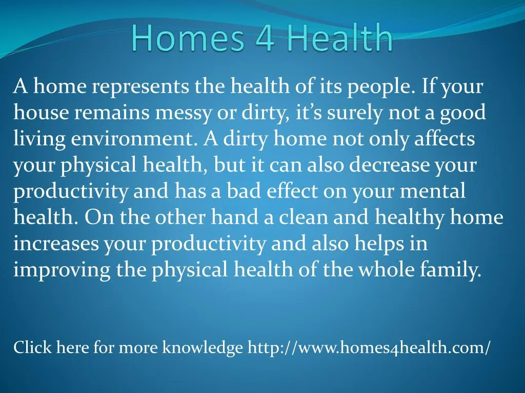homes 4 health