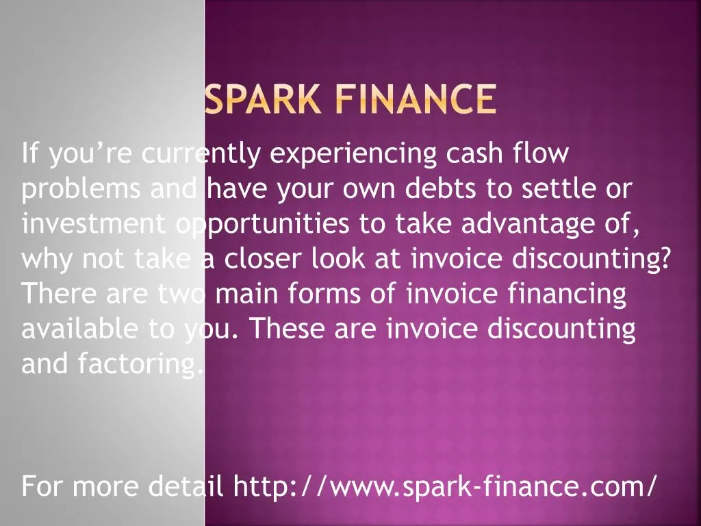 spark finance