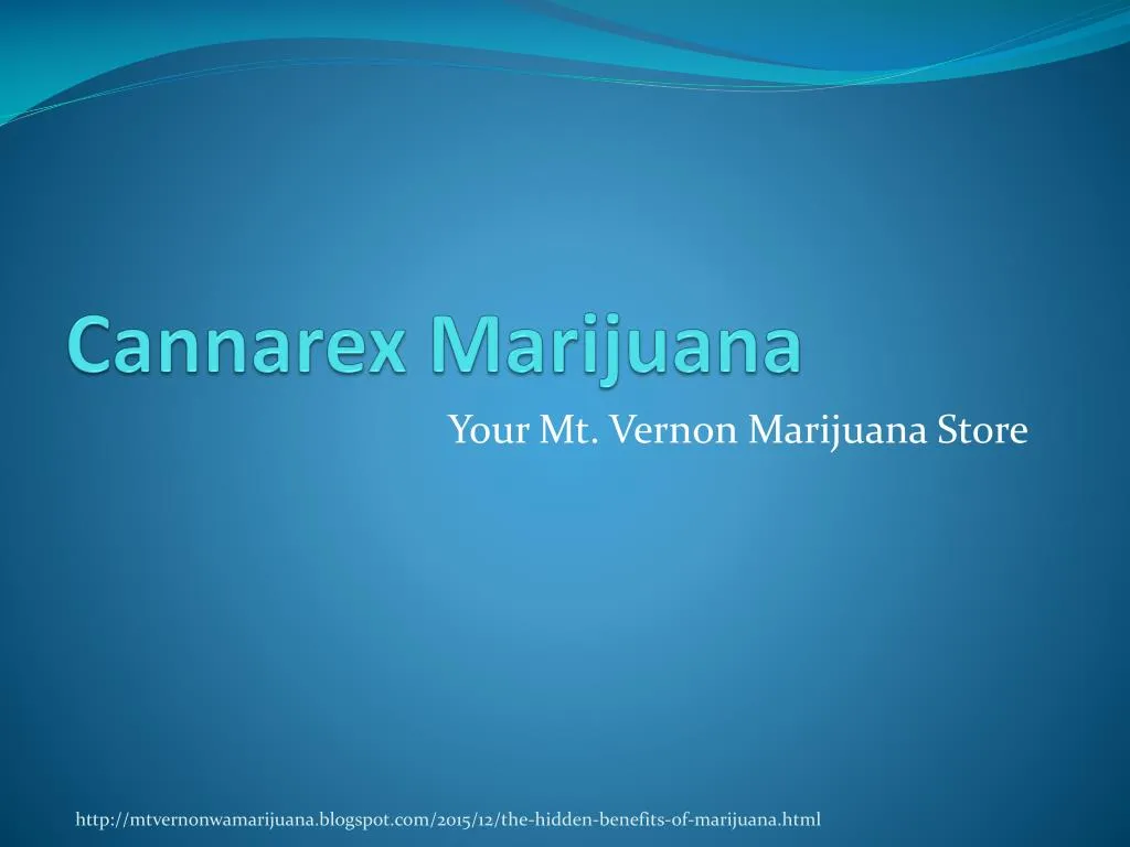 cannarex marijuana