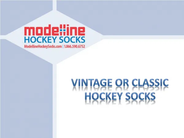 Vintage Or Classic Hockey Socks