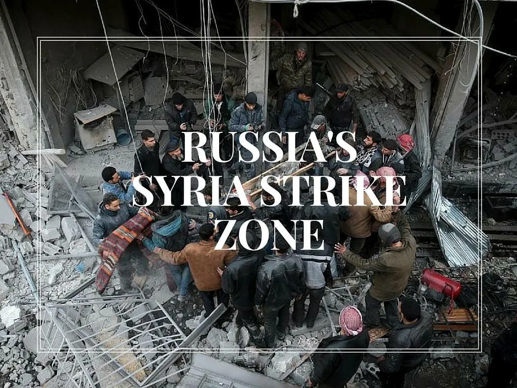 russia s syria strike zone