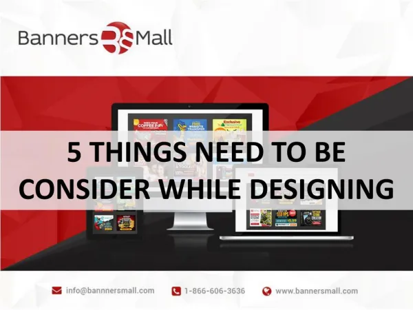 5 things to be considered while designbing Banners