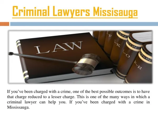 Criminal Lawyers Mississauga