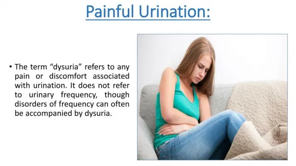How to solve Painful Urination By Uridoc