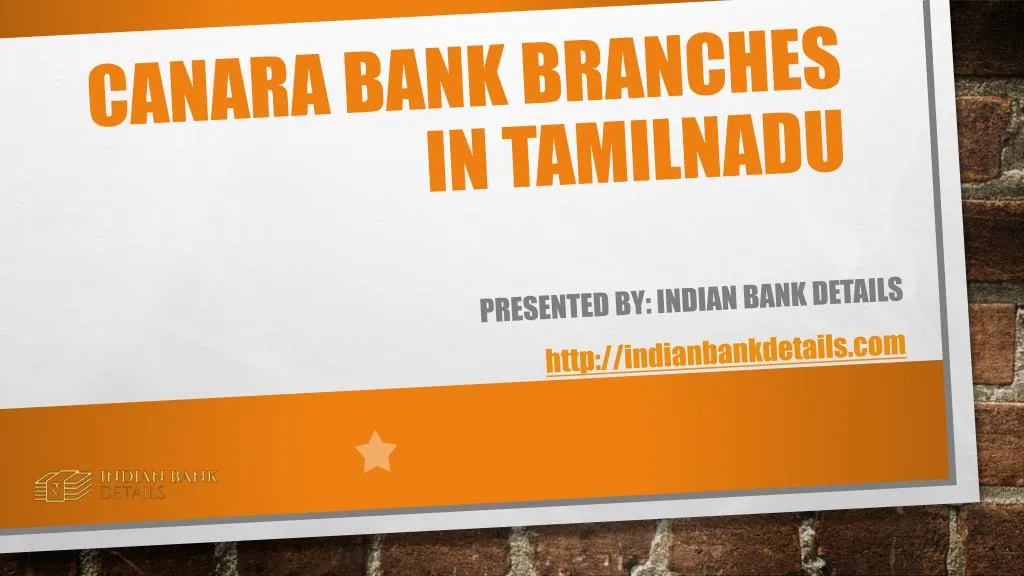 canara bank branches in tamilnadu