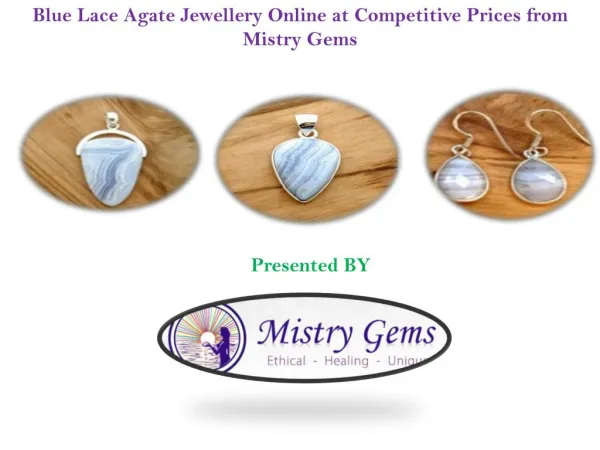 Stylish Blue Lace Agate Jewellery
