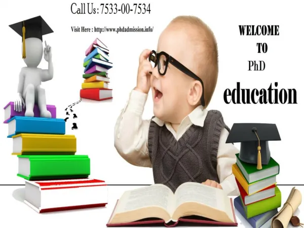 Distance Learning Admission in PhD Education: 91-7533-00-7534