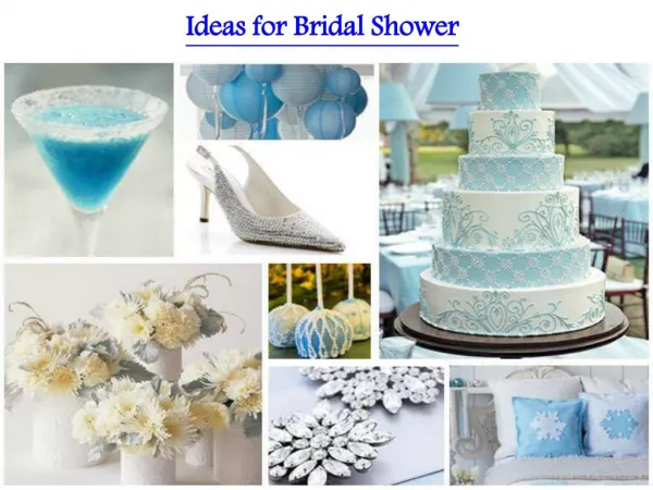Ideas for Bridal Shower